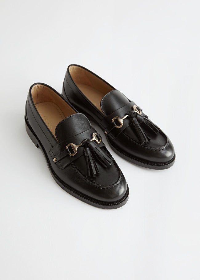 & Other Stories + Leather Tassel Loafers
