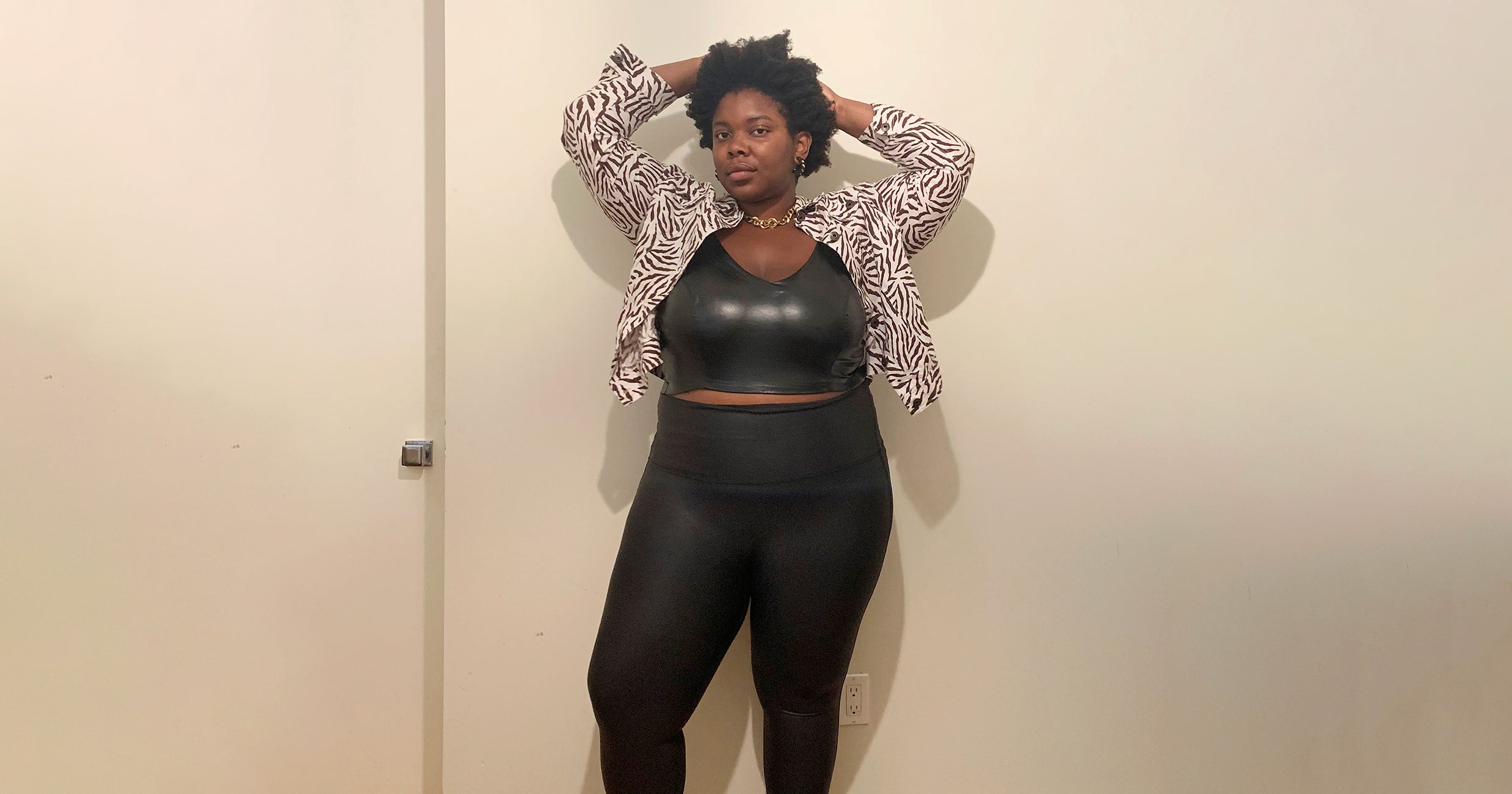 Spanx's Faux-Leather Leggings Make My Butt Look Great