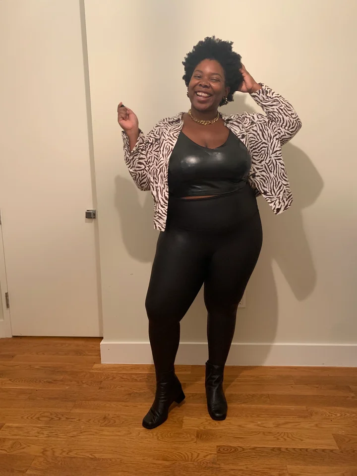 Spanx's Faux-Leather Leggings Make My Butt Look Great