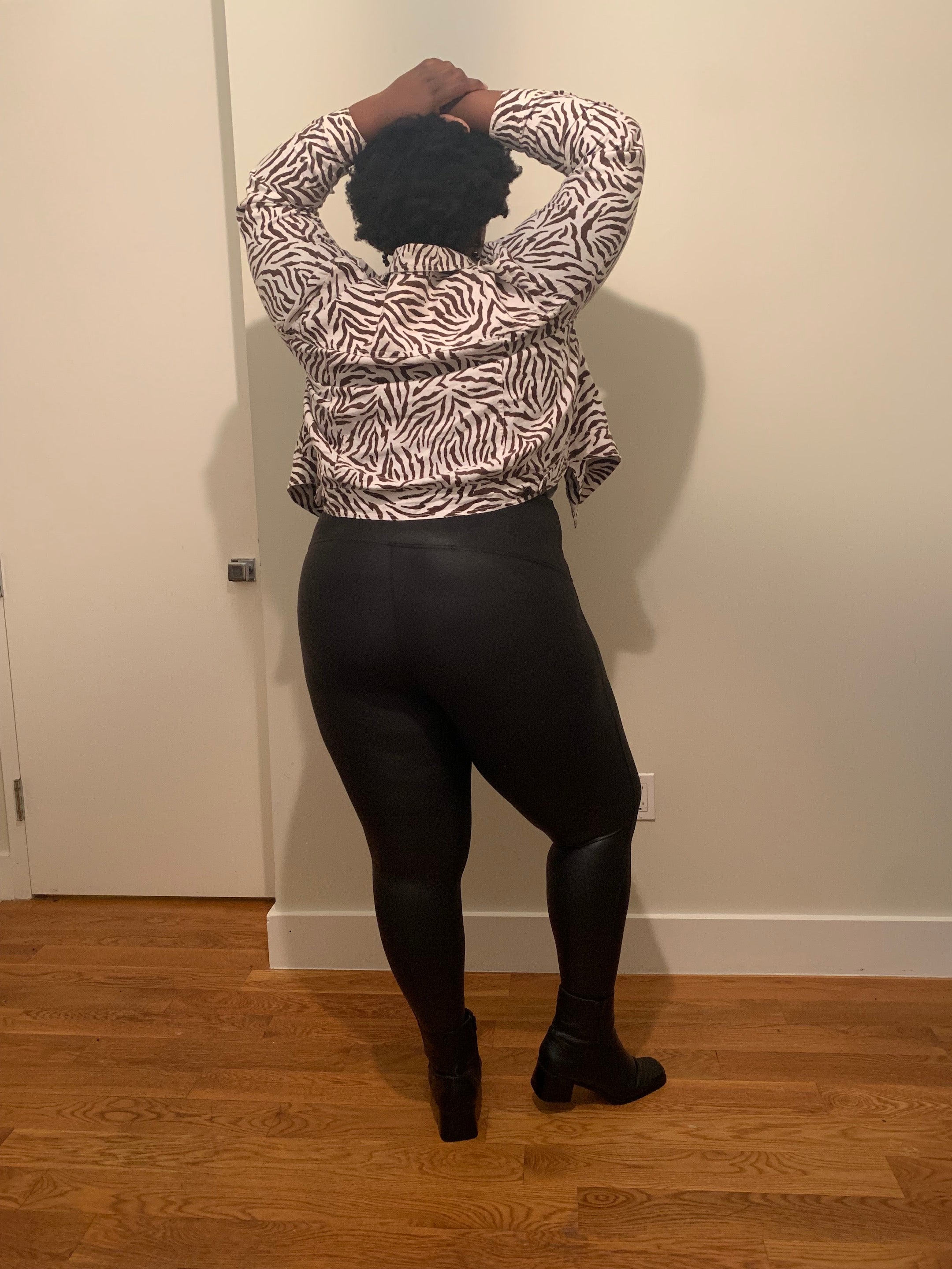 Spanx's Faux-Leather Leggings Make My Butt Look Great