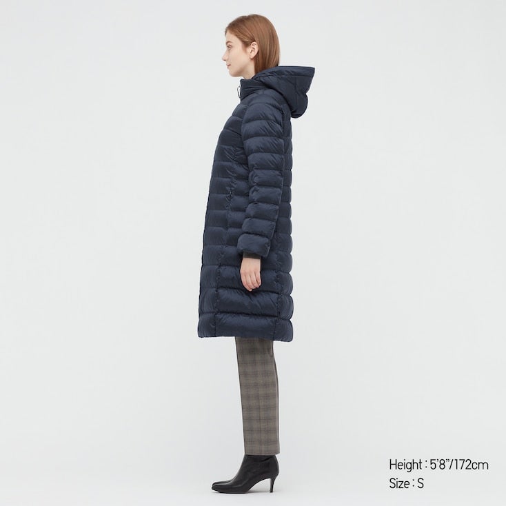 Uniqlo + WOMEN ULTRA LIGHT DOWN HOODED COAT