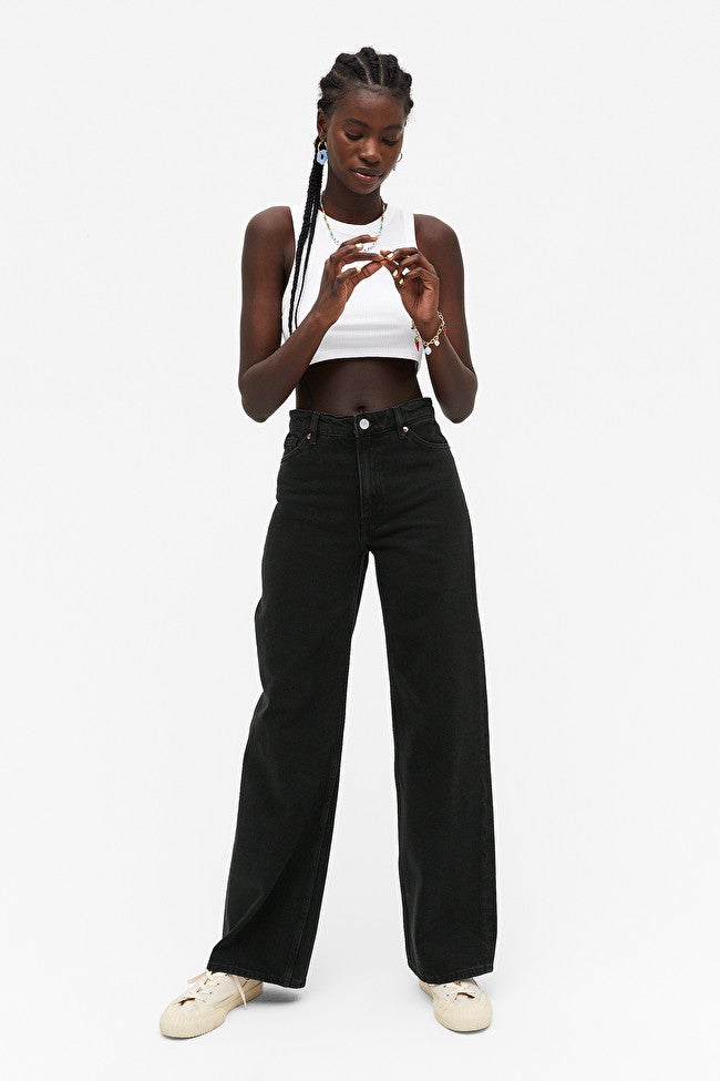 Monki + Monki Yoko Black Jeans