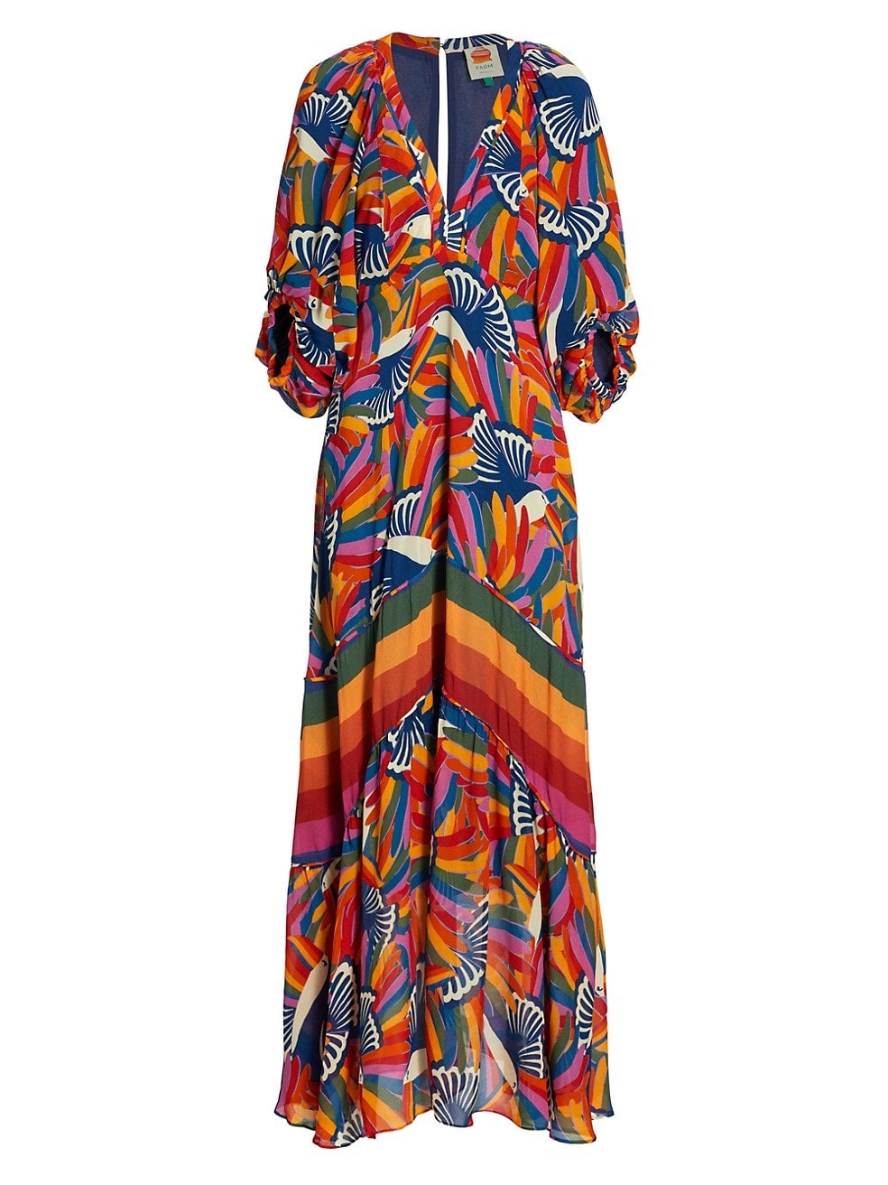 Farm Rio + Toucan Print Maxi Dress