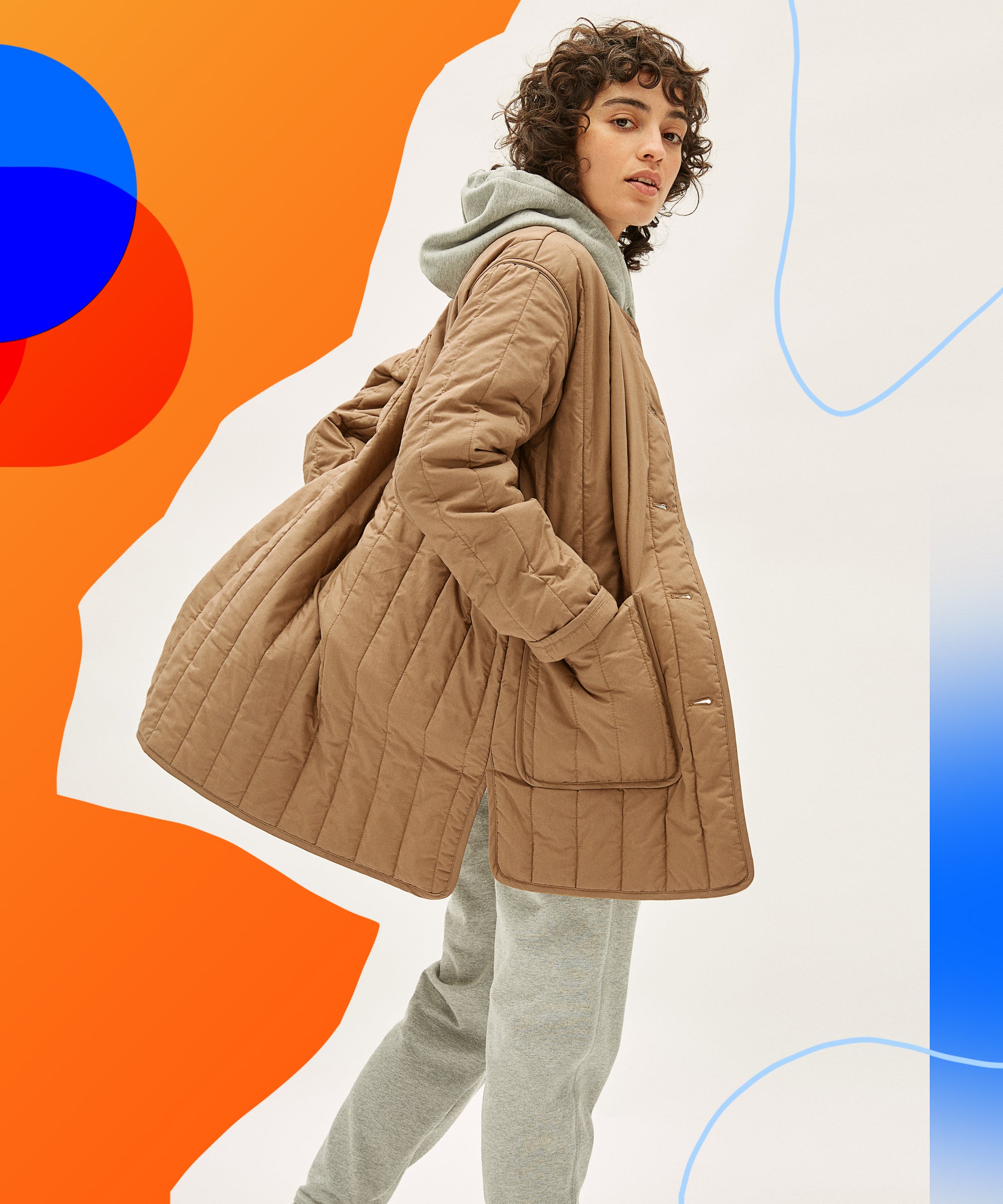 long light down jacket women's
