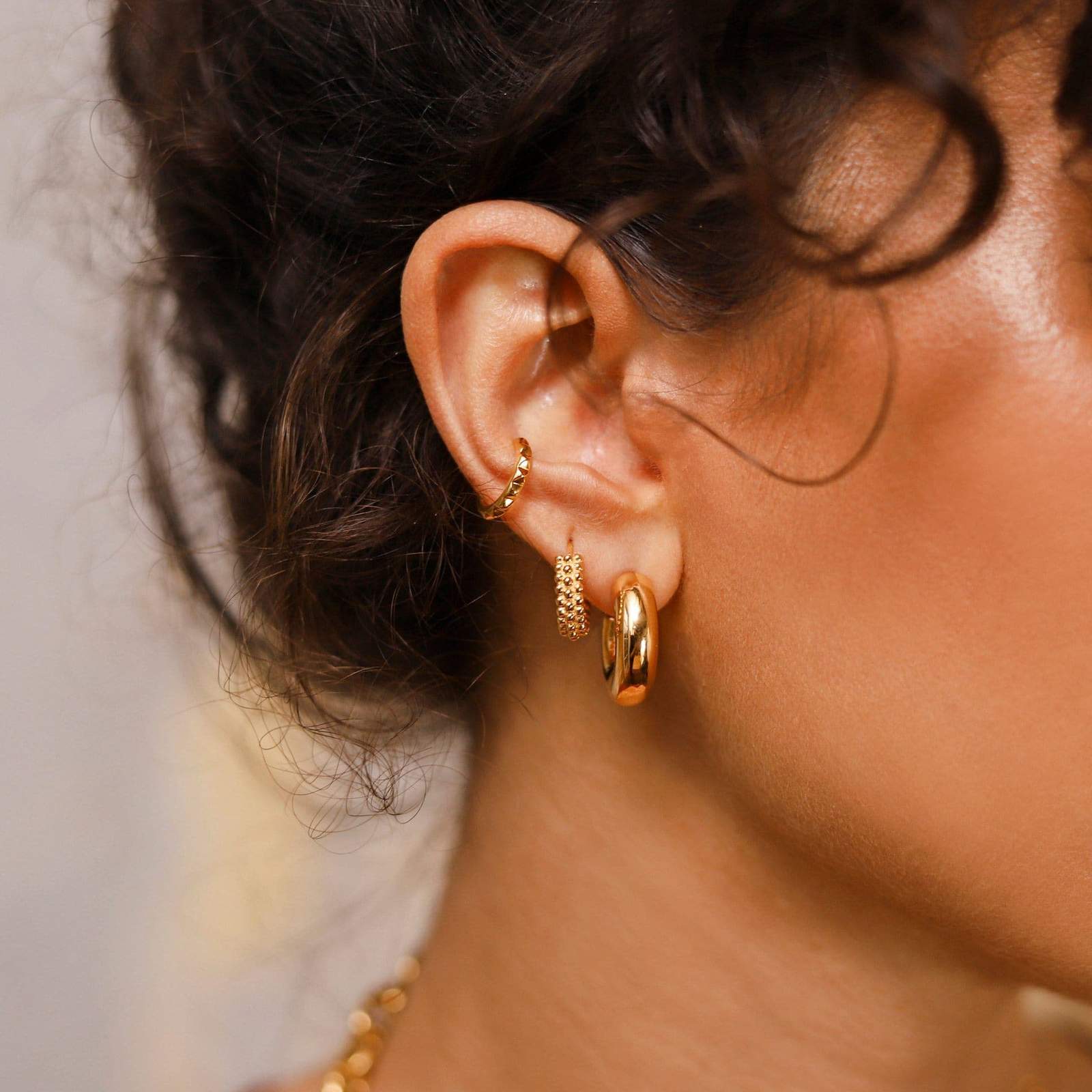 Missoma + Medium Chubby Hoop Earrings Missoma + Medium Chubby Hoop Earrings