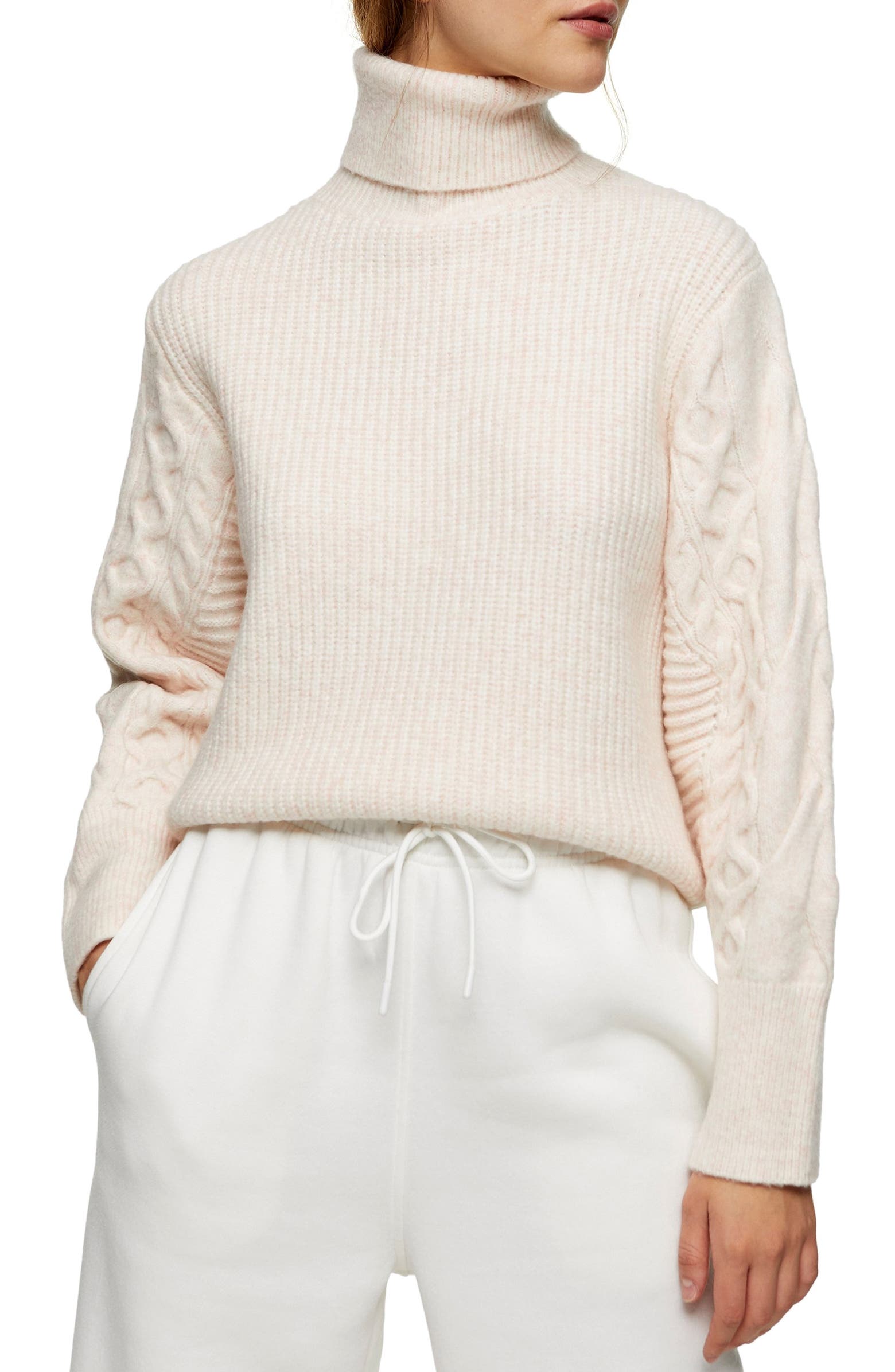 Topshop cable online knit sweater