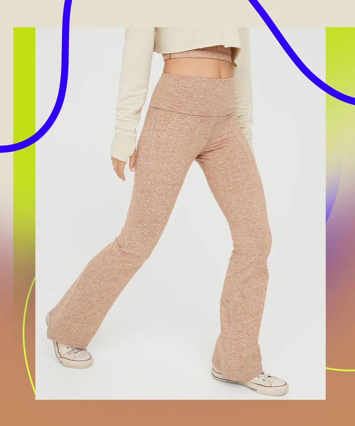 Victoria's Secret PINK Foldover Bootcut Yoga Pant ($25