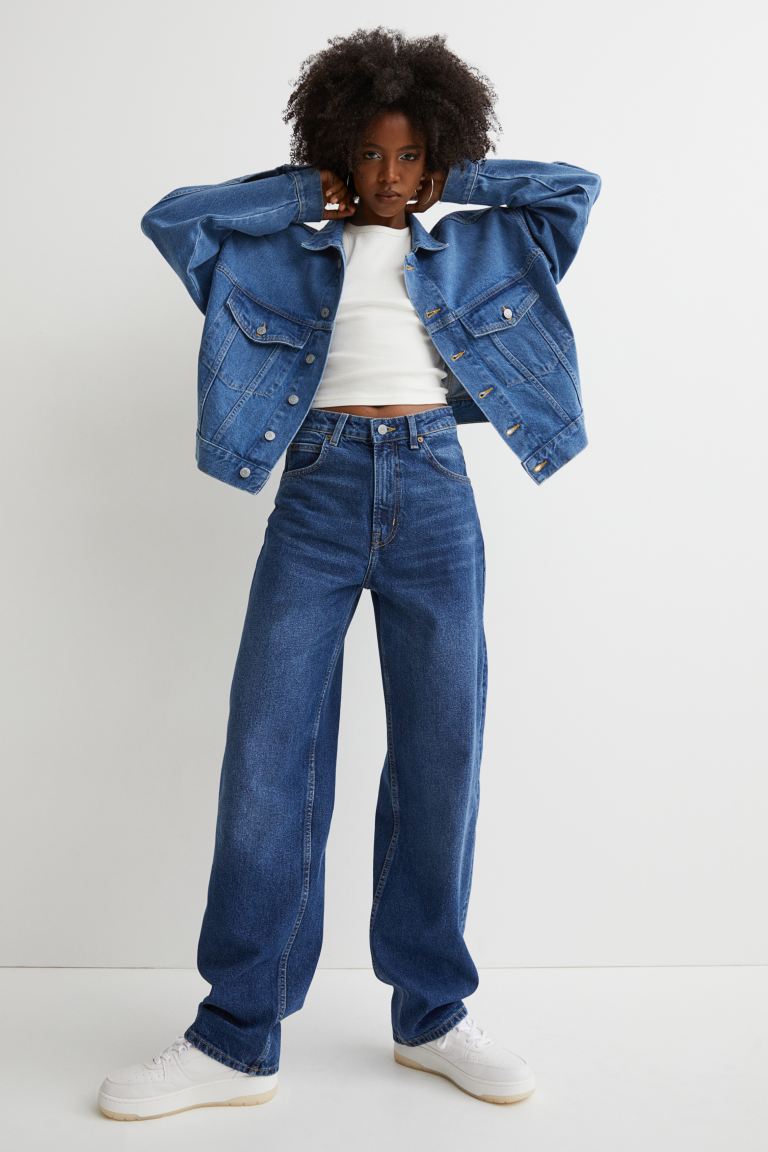 H&M + Baggy High Jeans