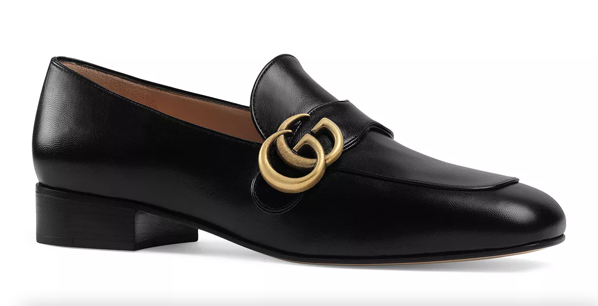 Gucci + Women’s Leather Loafers with Double G