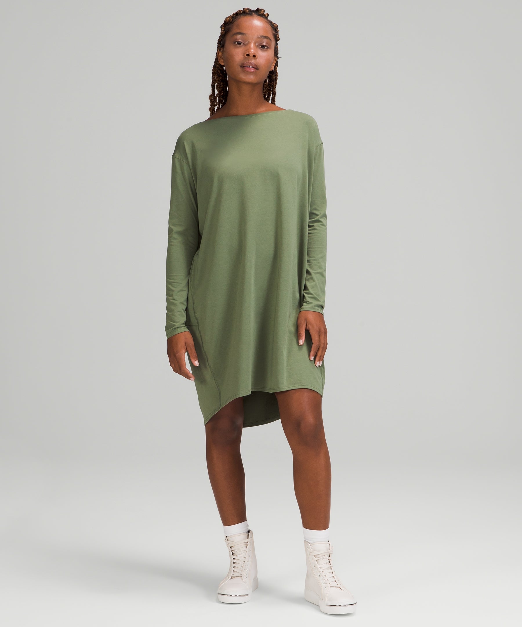 Lululemon + Back in Action Long Sleeve Dress