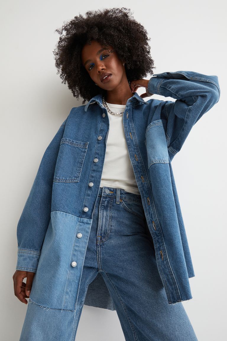 H&M + Denim Shirt Jacket