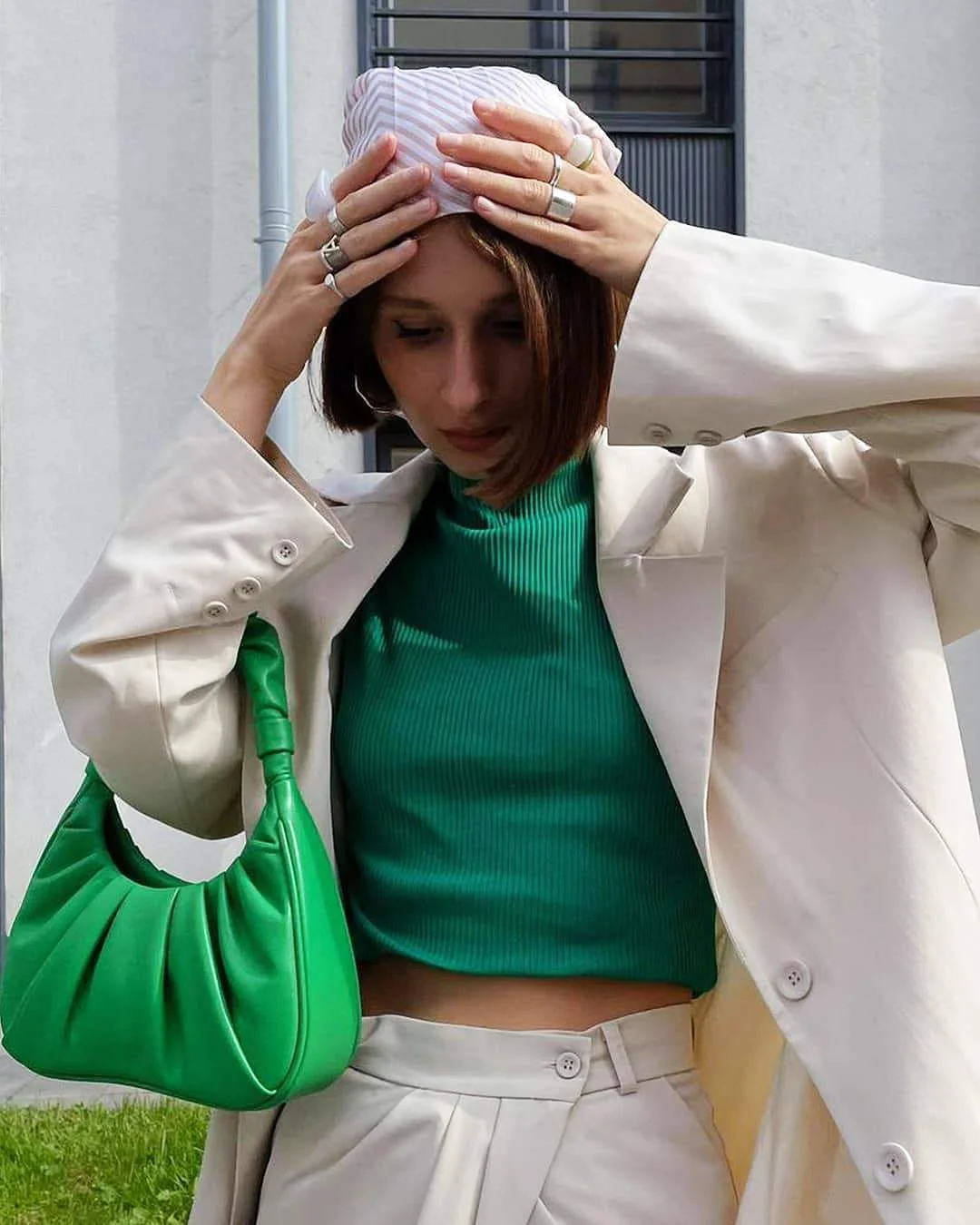 Jw pei green bag hotsell