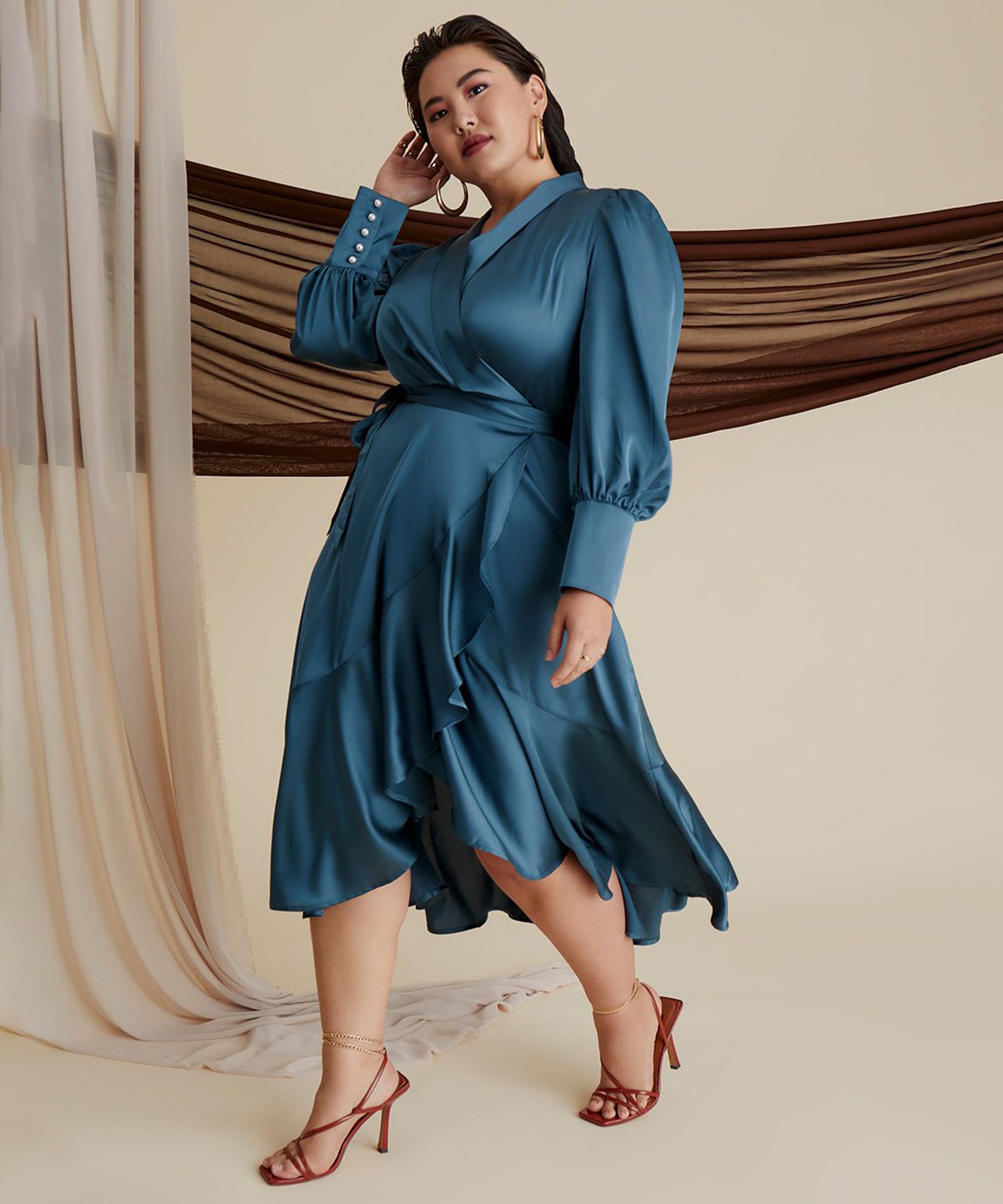 Plus Size V-Neck Casual Dresses Women Elegant Party Sexy Lace Long Sleeve  Women's Chiffon Dresses - China Dress and Casualdresses price |  Made-in-China.com