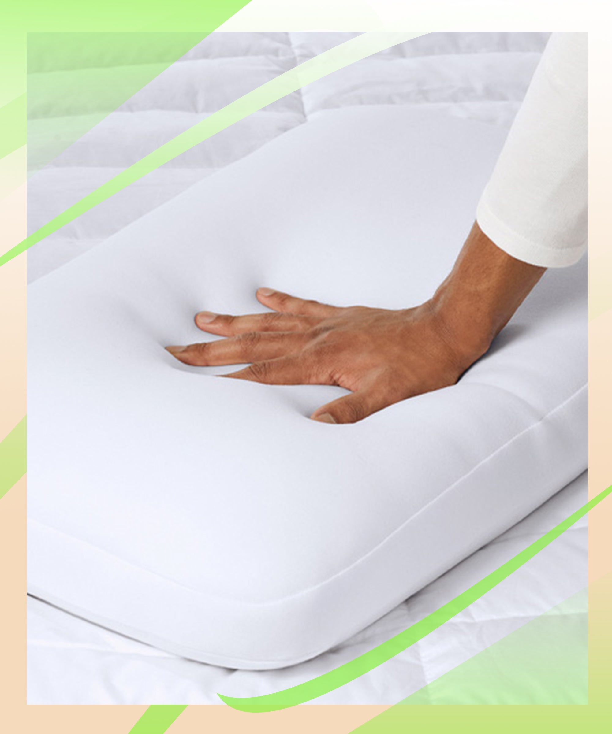 molded memory foam pillow