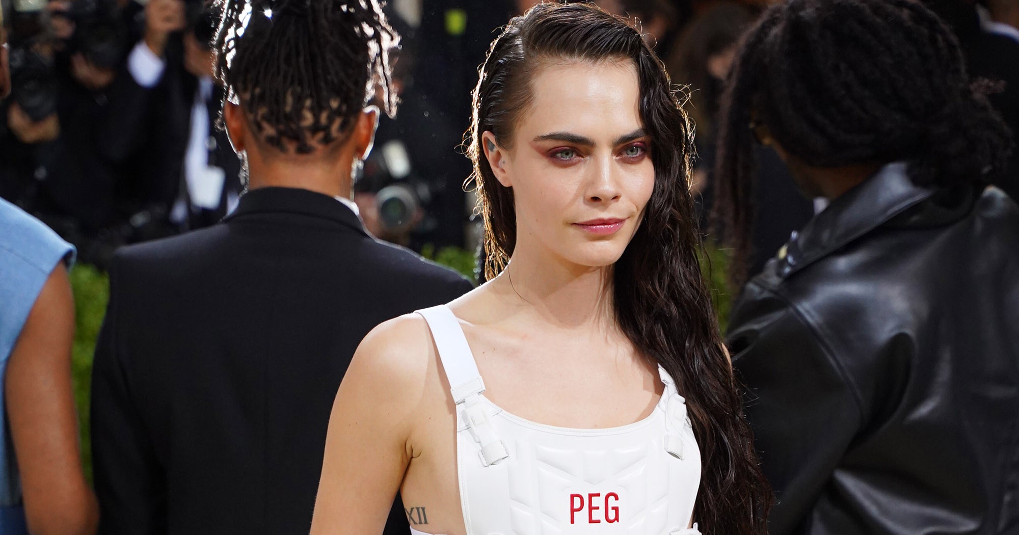 Cara Delevingne Met Gala Fashion Outfit Patriarchy 2021