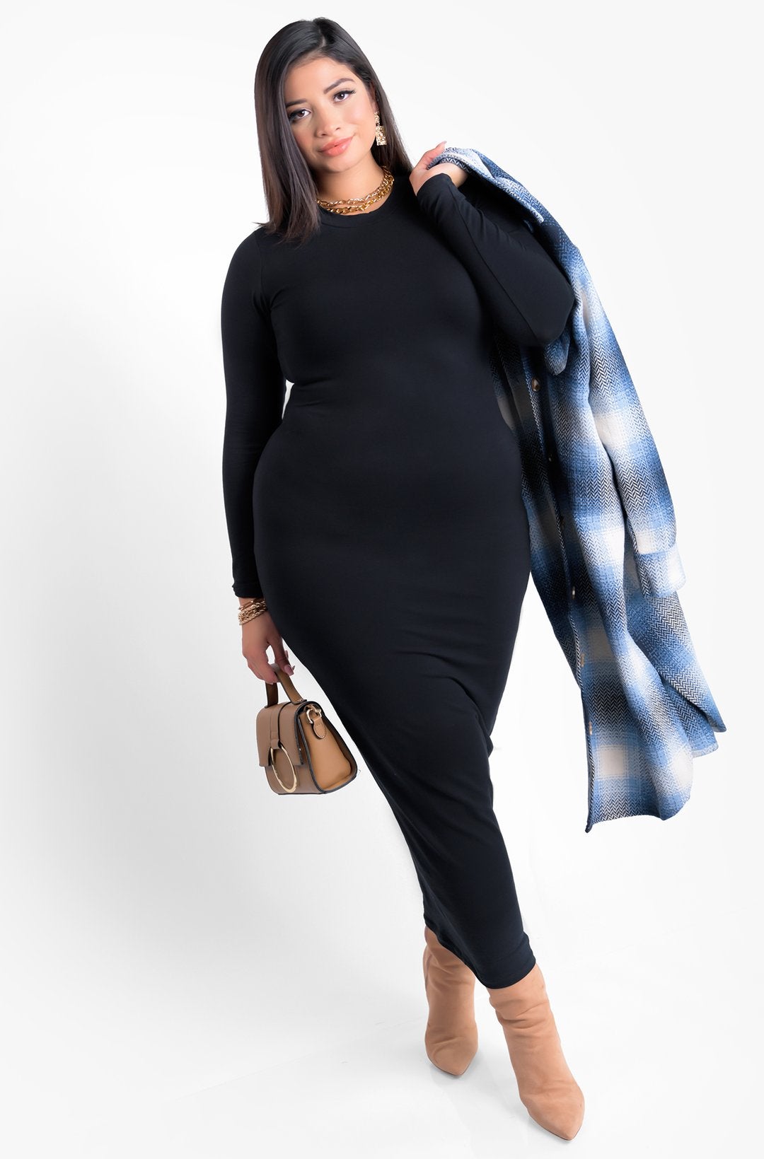 14 Best Comfortable Plus Size Maxi Dress for Fall