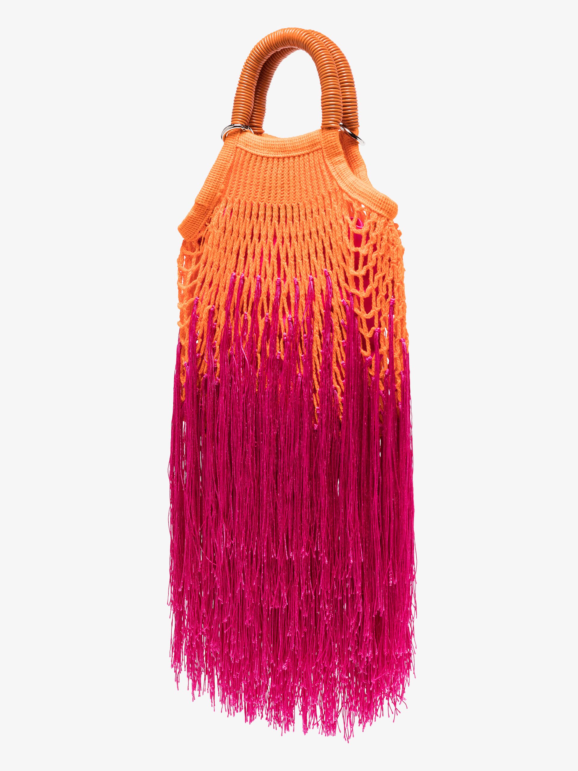 Petit Kouraj + Orange Mini Fringe Bag