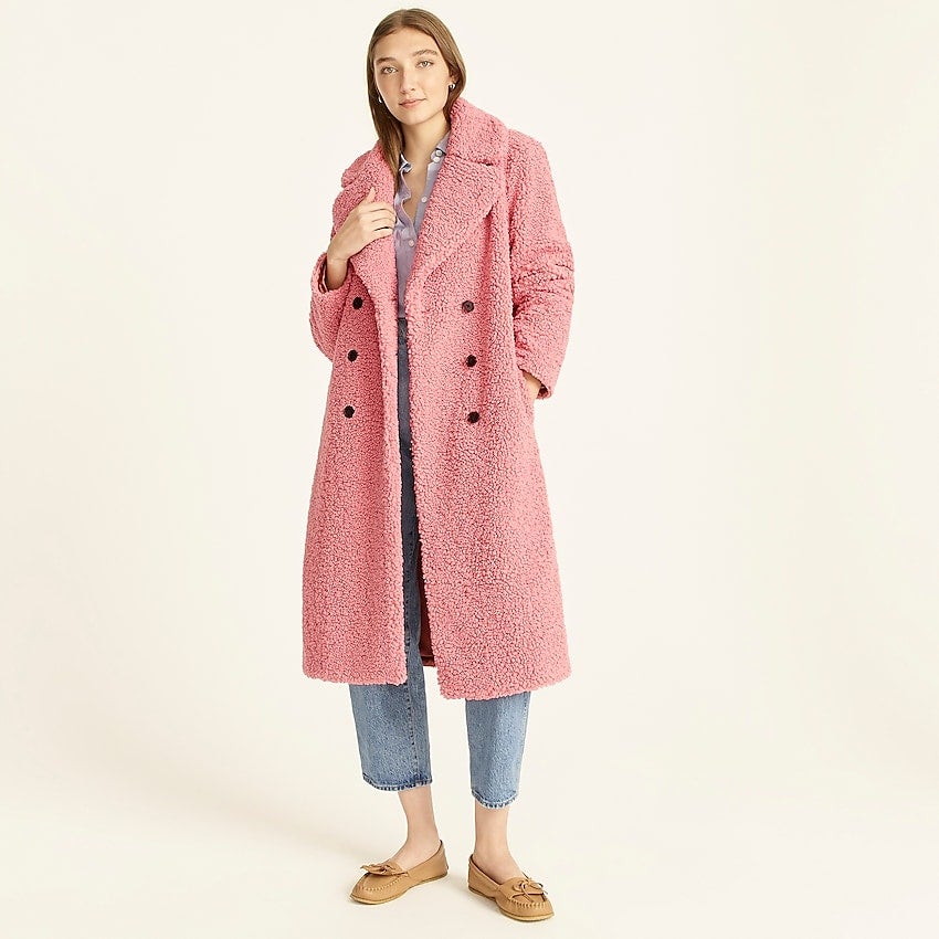 Teddy coat jcrew hotsell