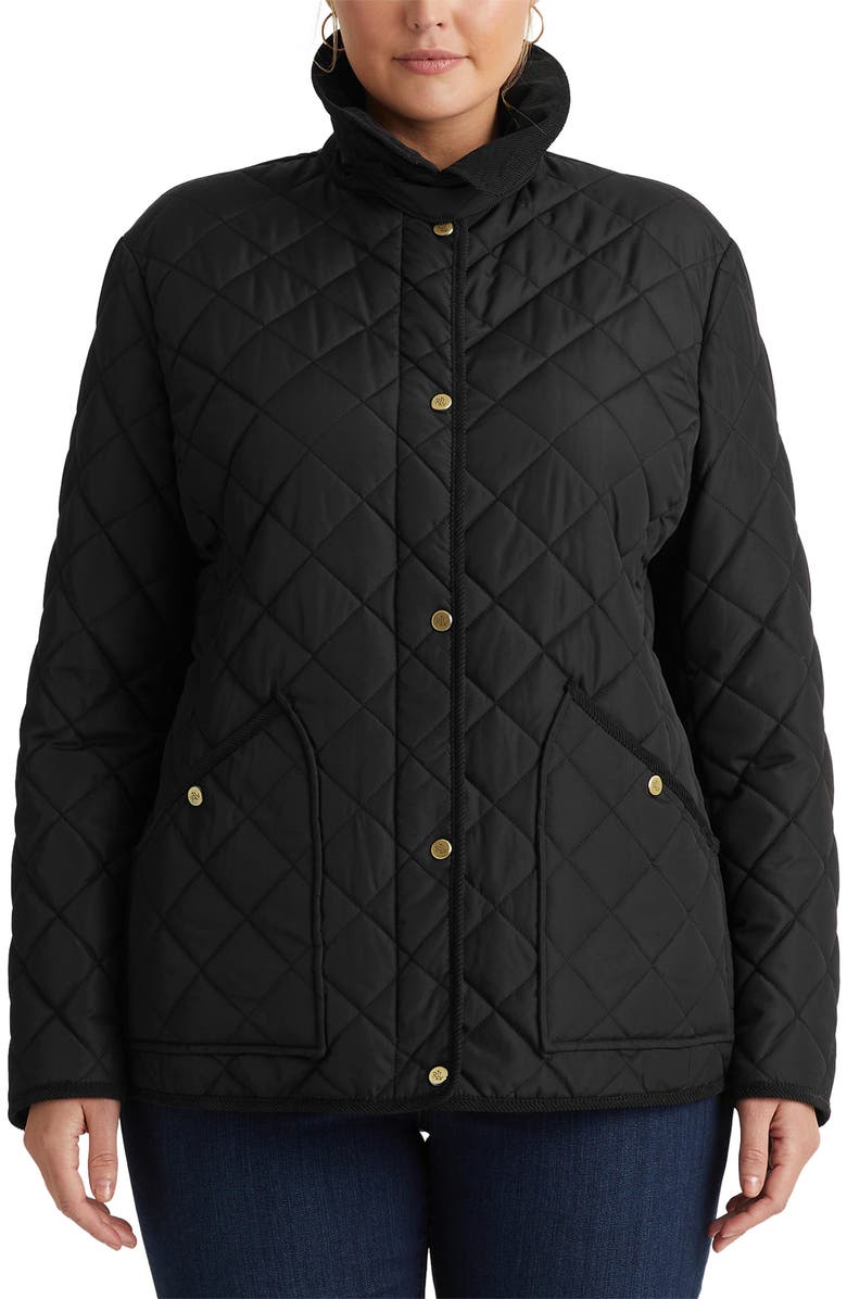 lauren by ralph lauren + Diamond Quilted Jacket