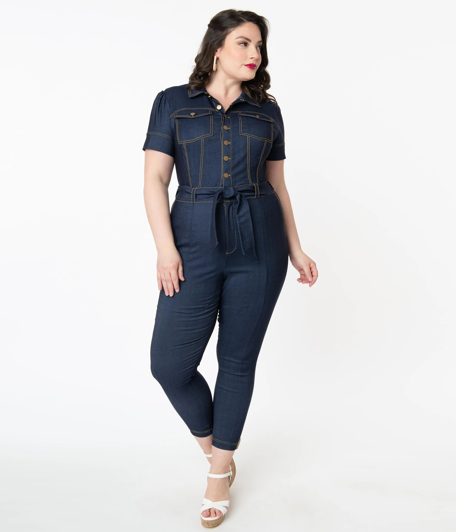 Plus size jean jumper 2025