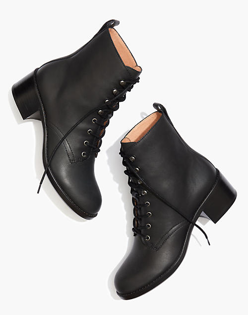 Madewell + The Patti Lace-Up Boot