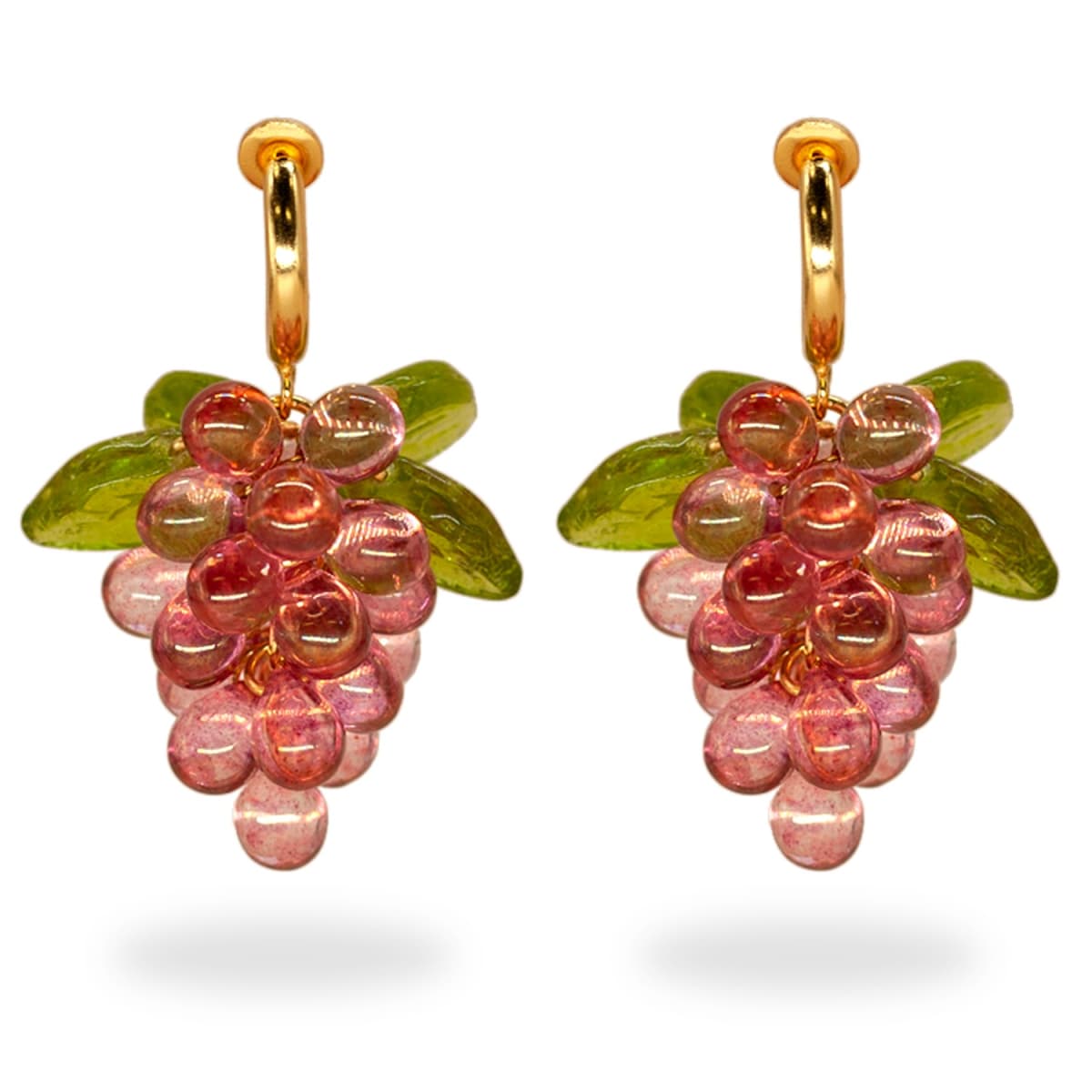 ANNELE + Raspberry Jelly ClipOn Earrings