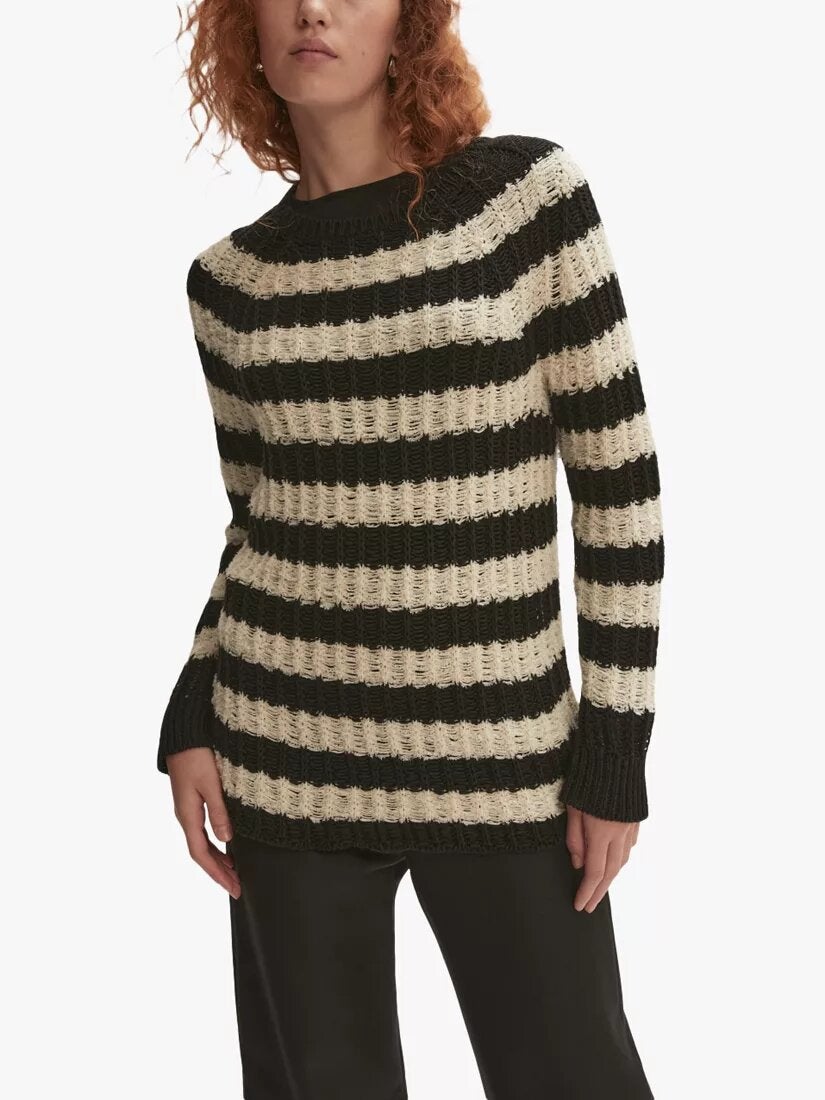 Jigsaw striped jumper clearance