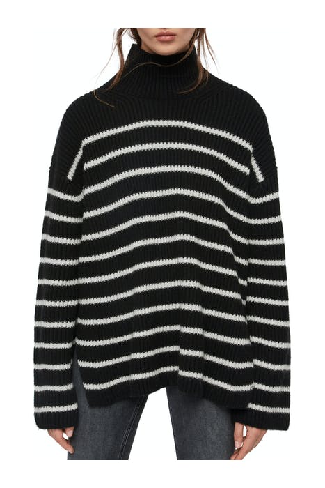 AllSaints + Melody Jumper Black/Porcelain