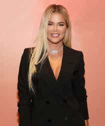 Khloé Kardashian attends the Good American Miami Launch Party at Good American.