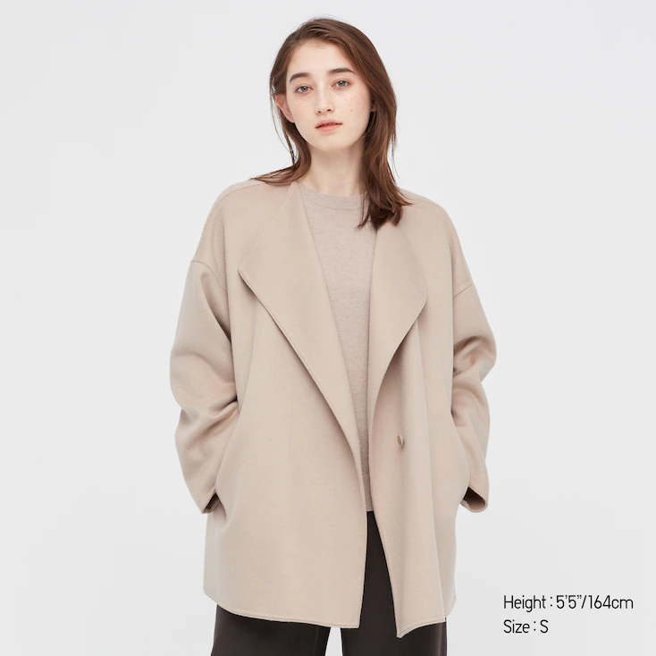 Uniqlo + Double Face Short Coat