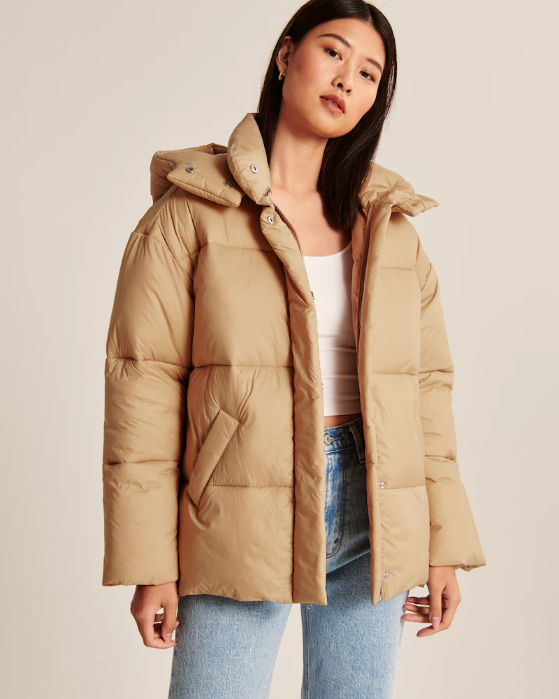 Abercrombie and Fitch + Duvet Mid Puffer