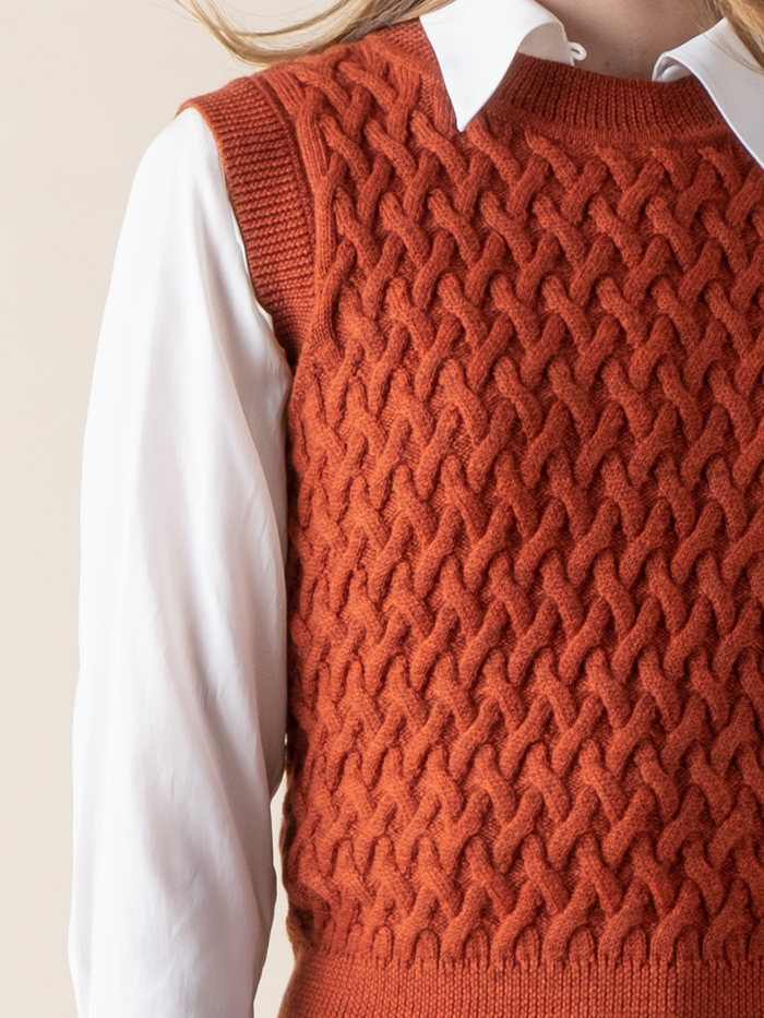 Mens Round Neck Sleeveless Jumper Vest Knitwear Knitted Waistcoat Warm Sweater Tank Tops 