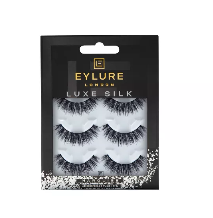Eylure + False Eyelashes Luxe Silk Marquise – 3pr