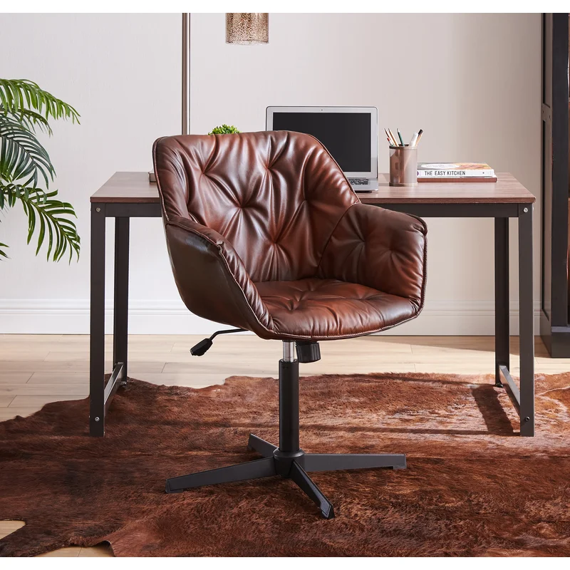 Best Home Office Chairs To Work From, Leather Swivel Office Chair