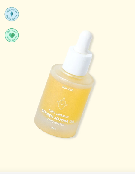 Solved Skincare 100 Organic Golden Jojoba Oil