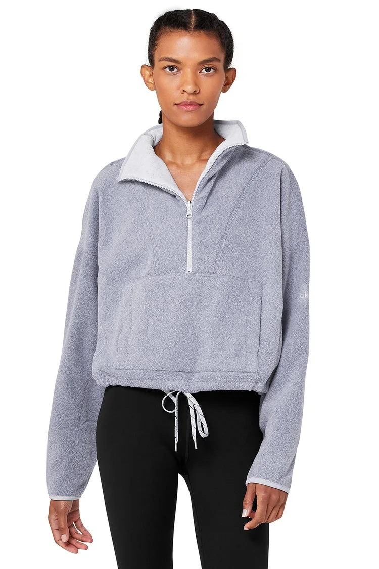 Alo yoga streetside half zip hoodie hotsell