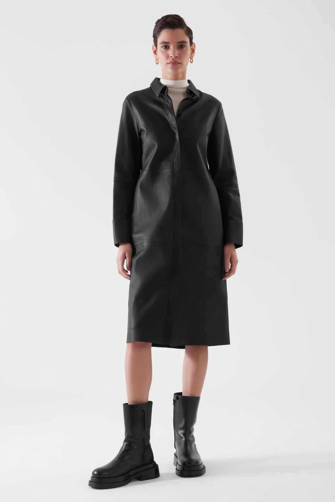 Cos 2025 leather dress