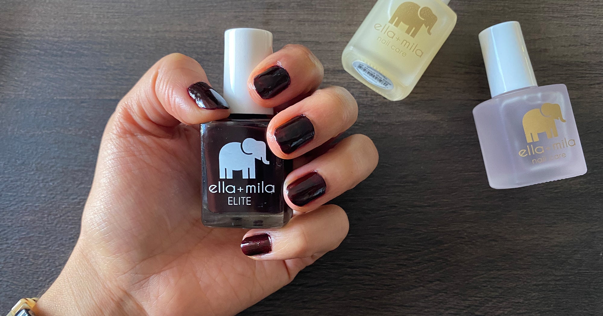 4. Ella + Mila Nail Polish - Color Me Purple - wide 8