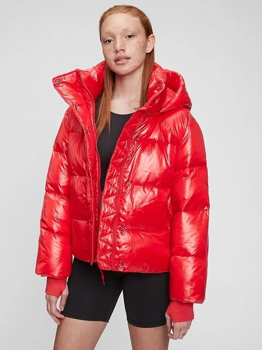 Gap online shiny puffer