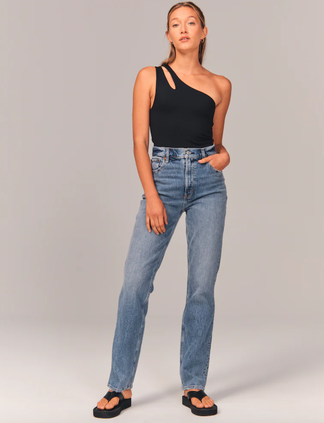 abercrombie and fitch 90s baggy low rise