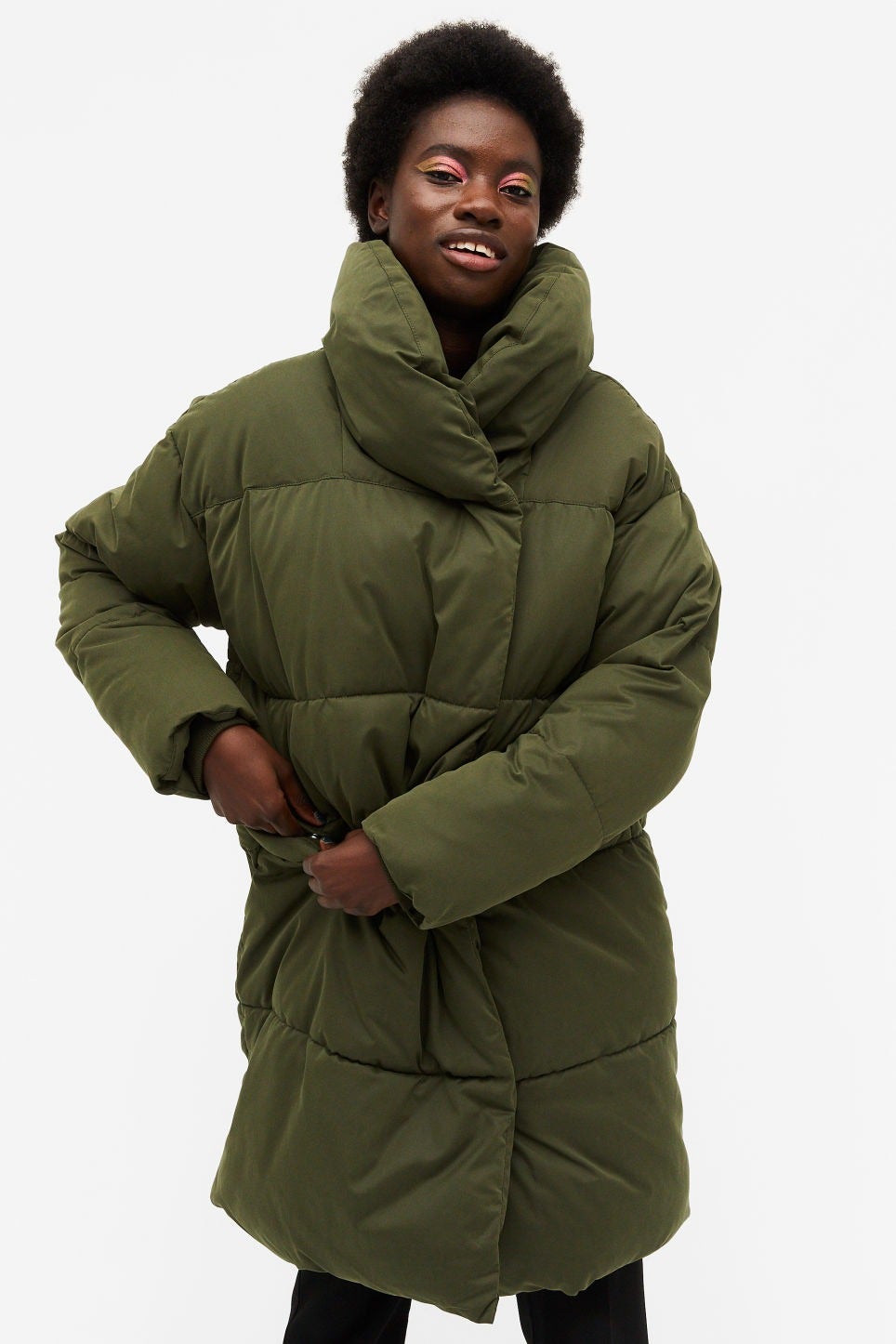Monki + Oversized puffer coat