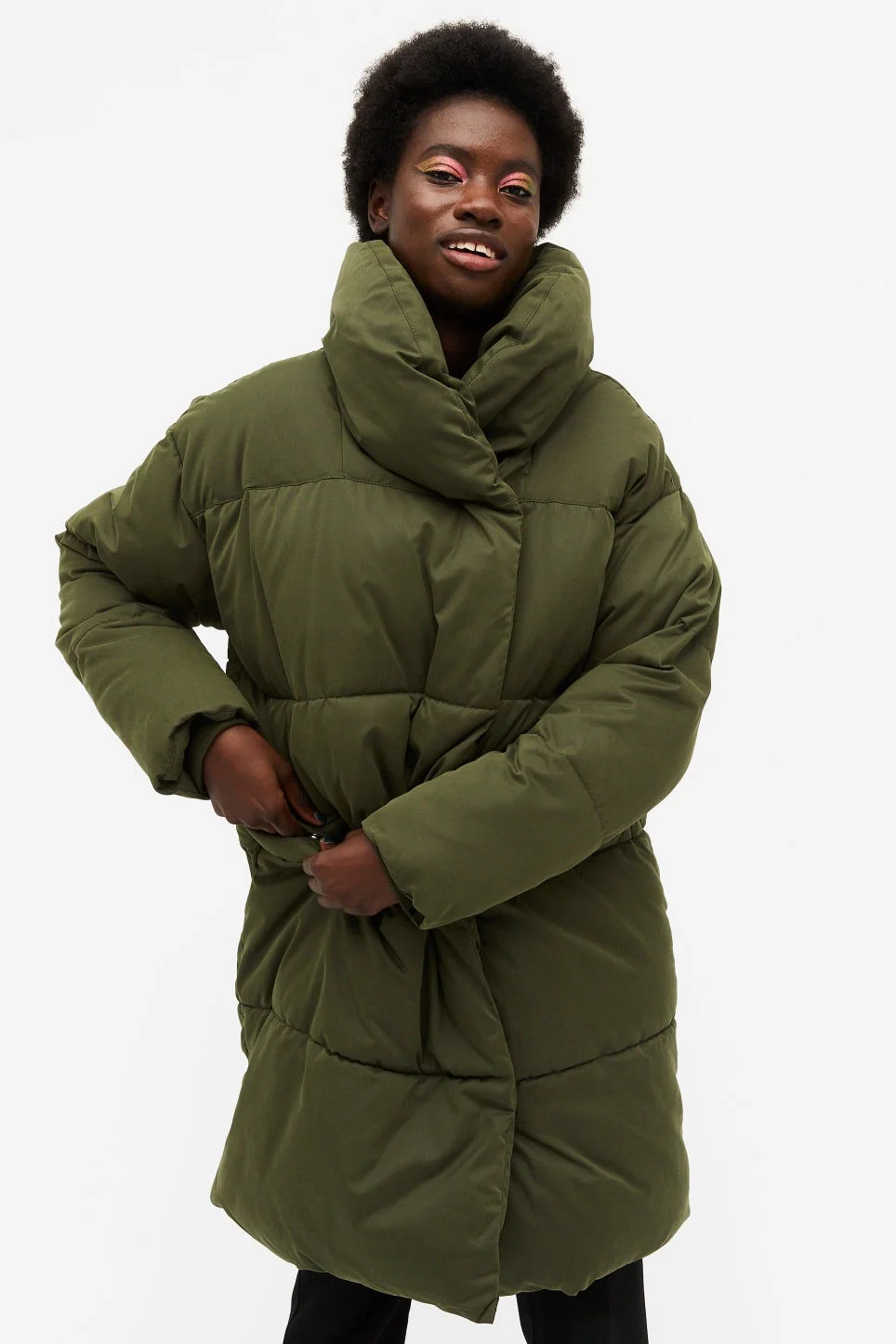 Oversized padded coat best sale