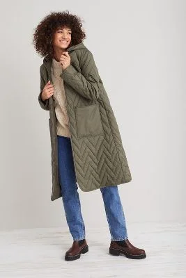 Anthropologie Selected Femme Nora Quilted Coat