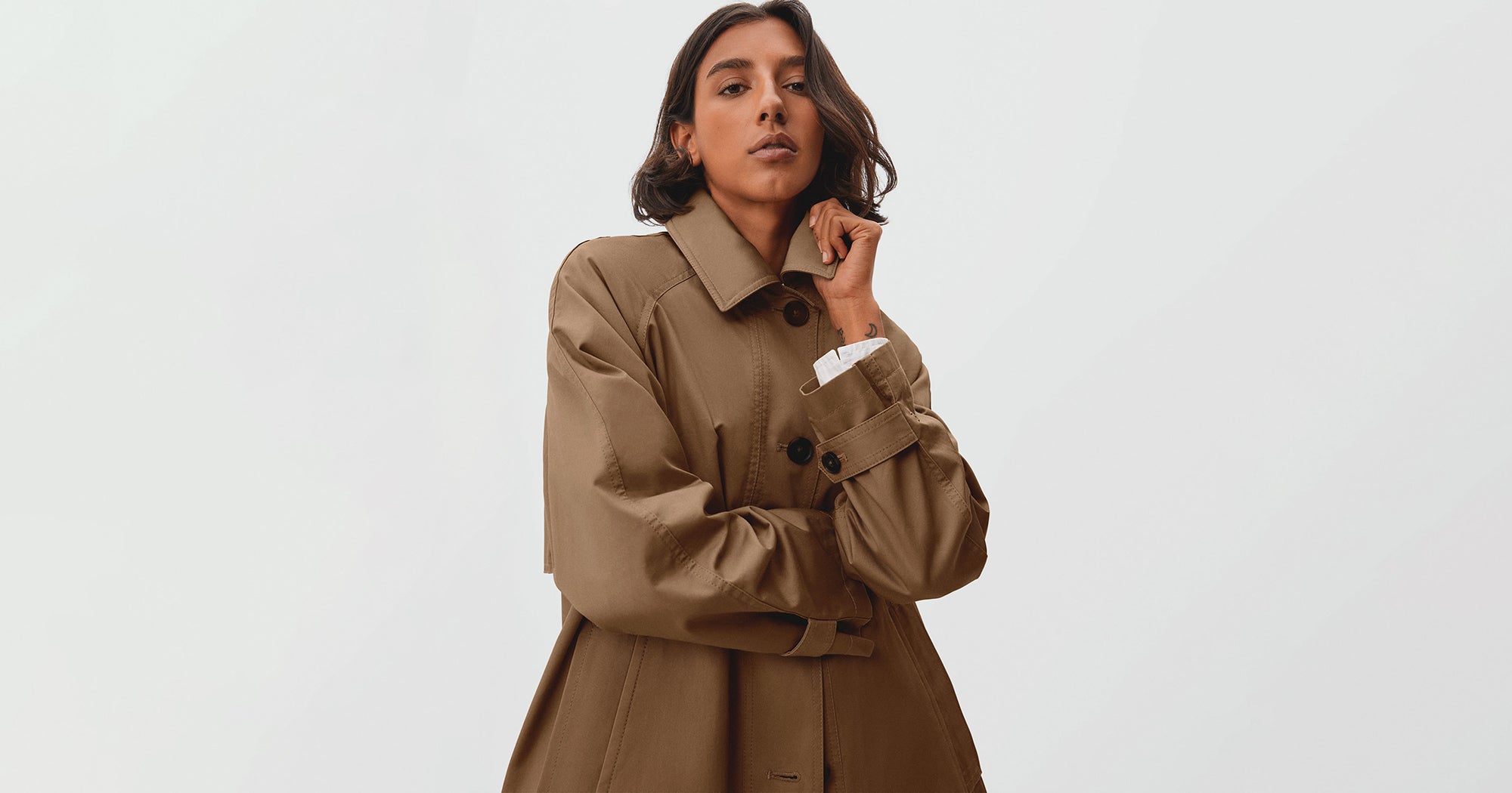 stylish trench coat