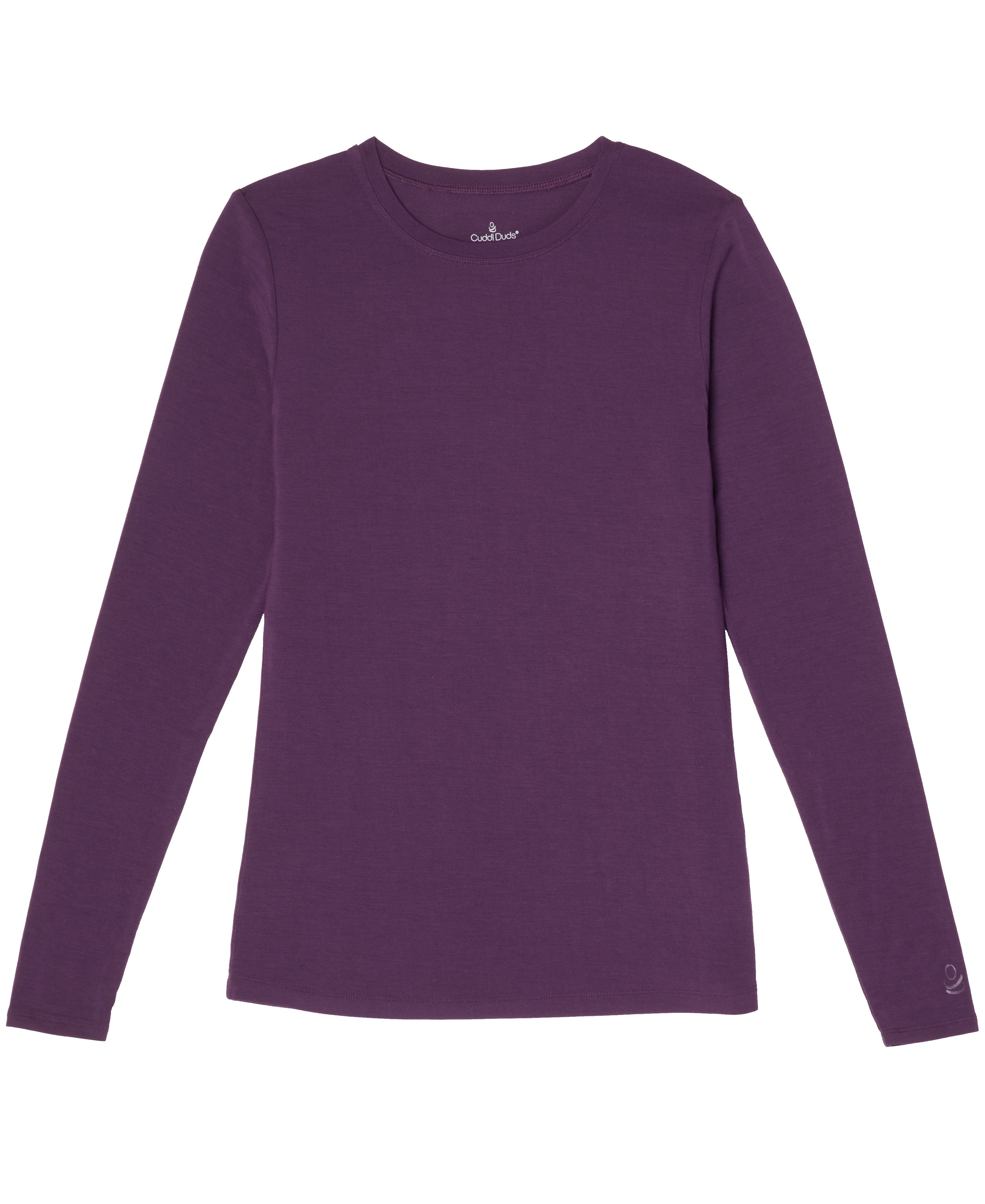 cuddl duds softwear long sleeve crew