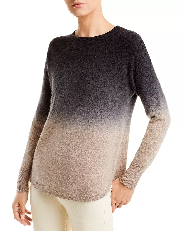 C by Bloomingdale’s + Dip Dyed Cashmere Sweater