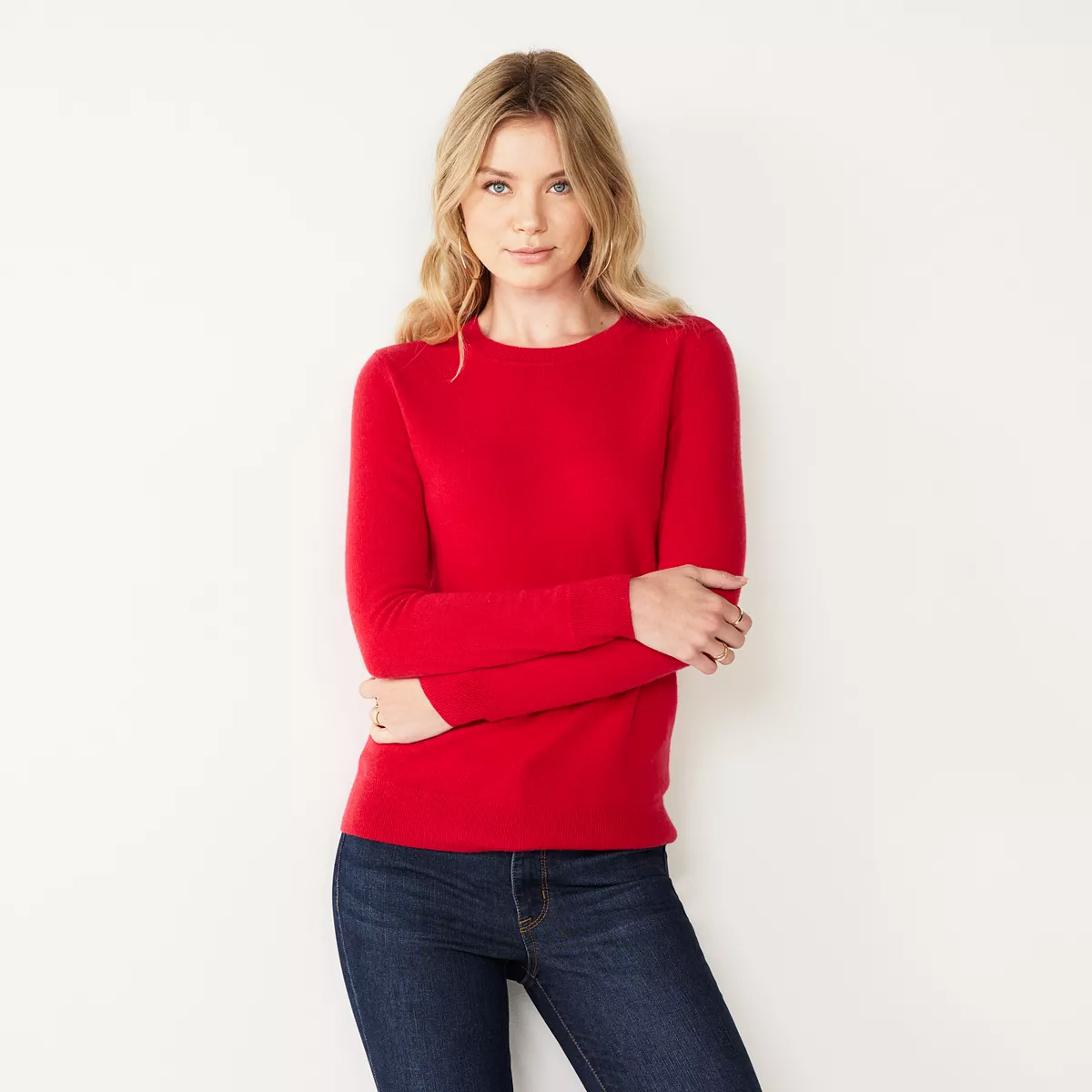 Nine West + Cashmere Pullover Top