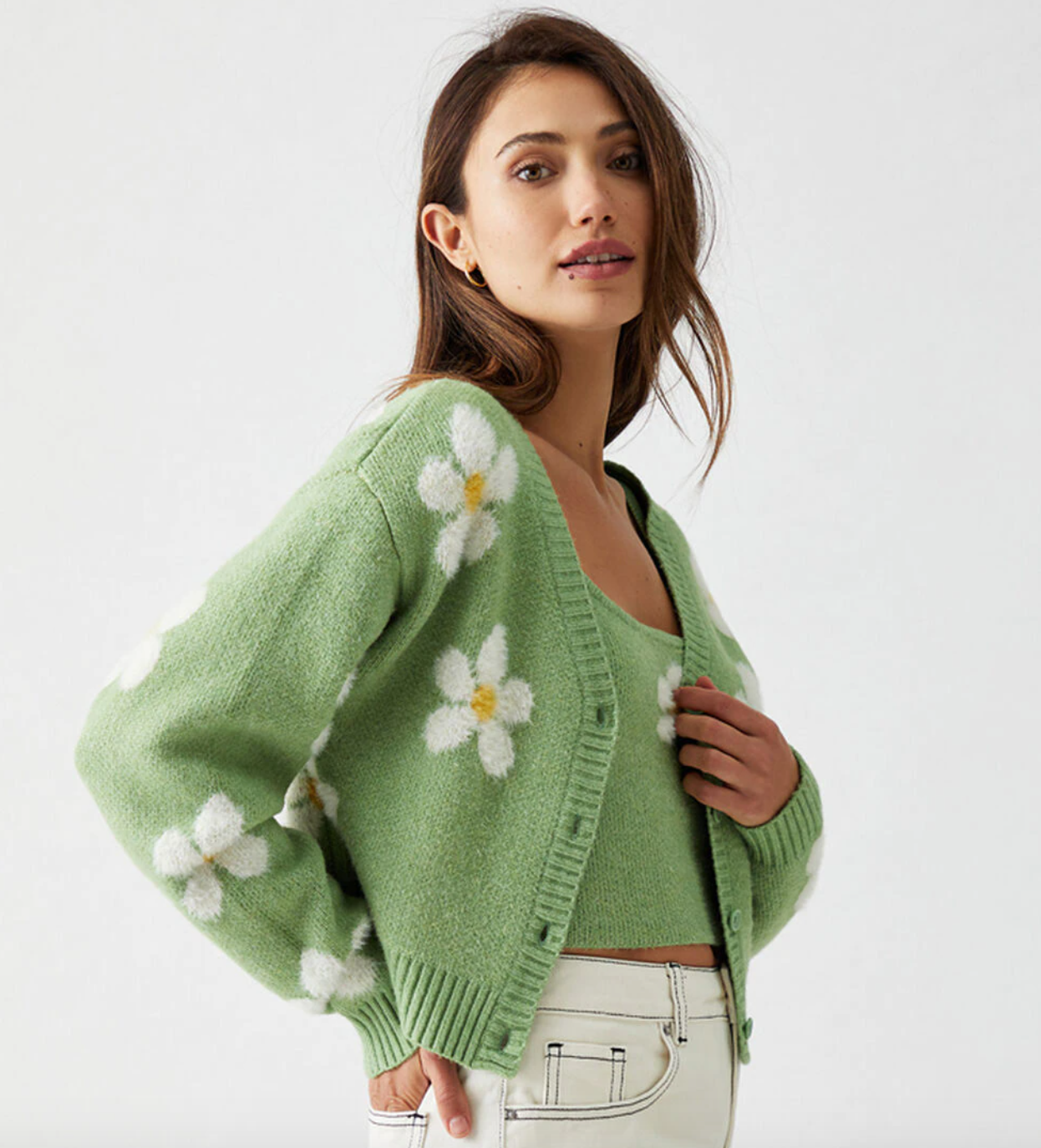 La 2025 hearts cardigan