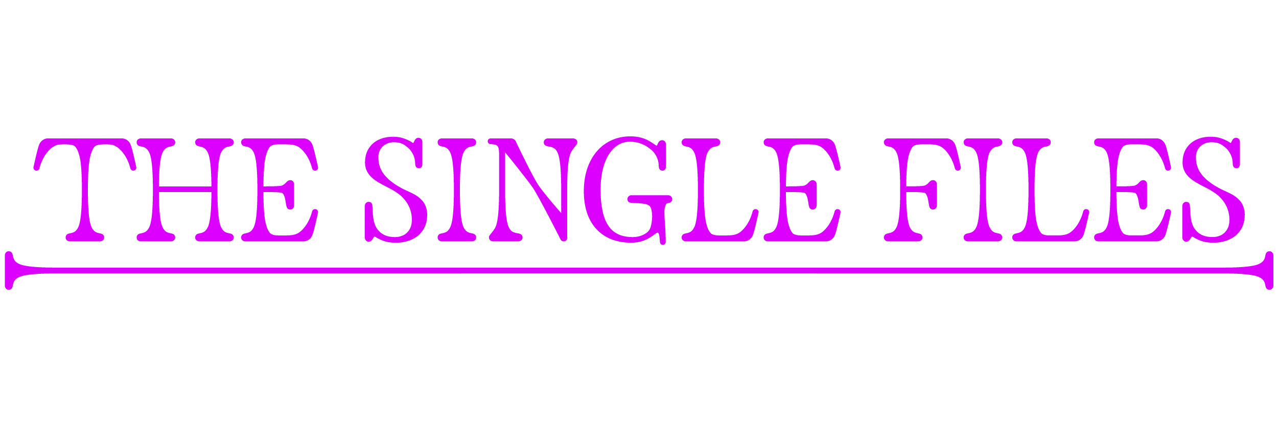 The Singles Files logo
