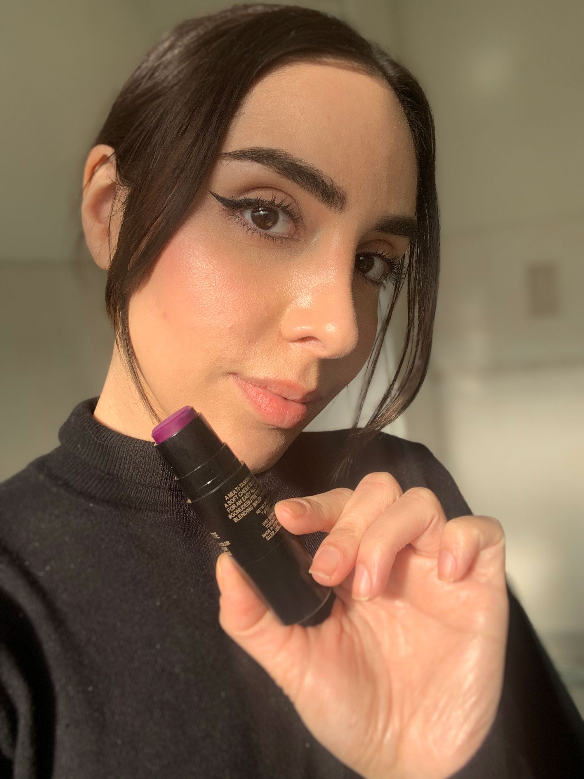 Purple shop blush makeup